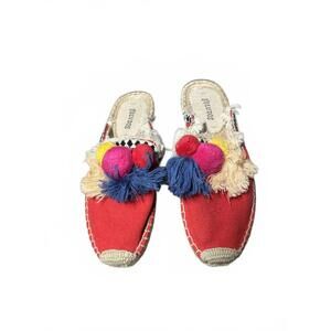 Colorful Pom Pom Espadrilles by Soludos
